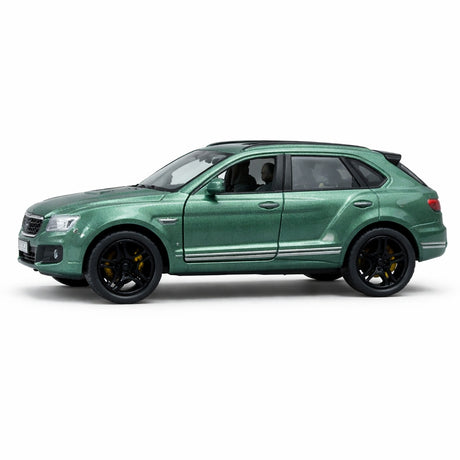 Masinuta metalica SUV verde 15.5x7 cm, die-cast, deschidere usi