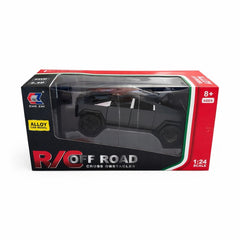 Masinuta off road radiocomandata, model pickup futurist, scara 1:24, metal, culoare negru