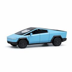 Masinuta pickup futurist aliaj metalic scara 1:32, albastru deschis, usi functionale,