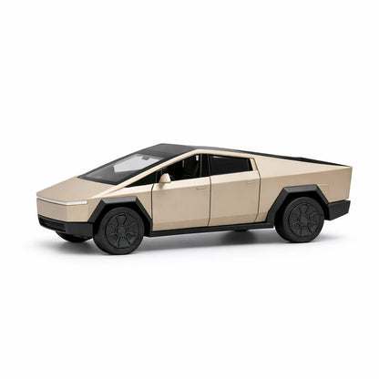 Masinuta pickup futurist aliaj metalic scara 1:32, bej mat, usi functionale