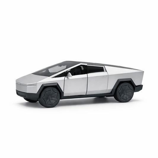 Masinuta pickup futurist aliaj metalic scara 1:32, gri mat, design electric
