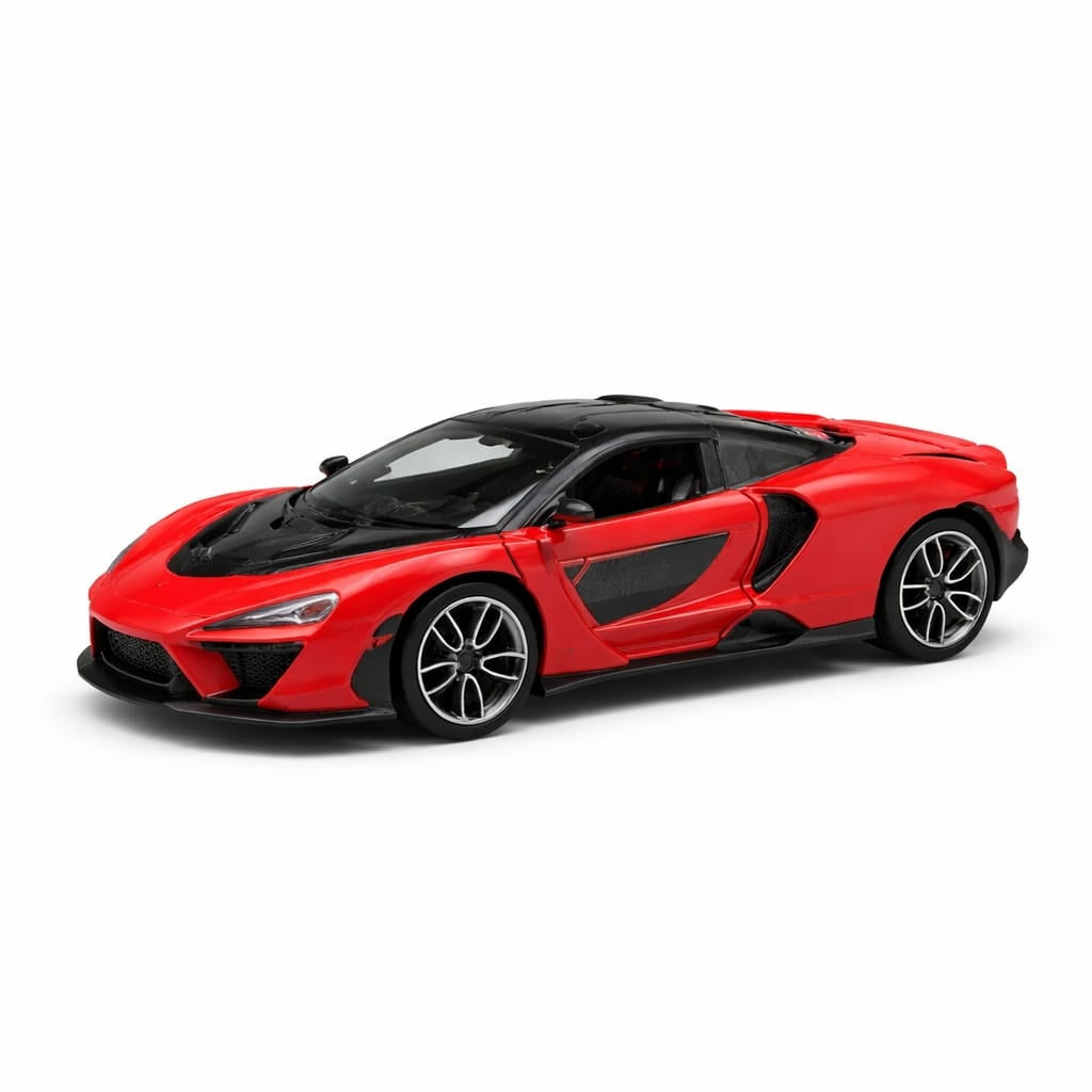 Masinuta sport supercar aliaj metalic scara 1:32, rosie, usi functionale