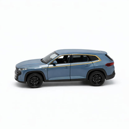 Masinuta SUV metalica albastra cu lumini si sunete, usi functionale, 18.5 cm