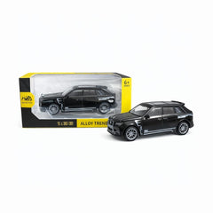 Masinuta SUV metalica neagra scara 1:36, model realist, 15 cm