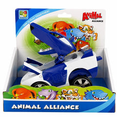 Mașinuță Transformabilă 2 în 1 Animal Alliance – Se Transformă în Animal, Model Aleatoriu