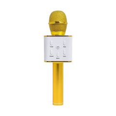 Microfon Fara Fir Auriu Karaoke HIFI Speaker Bluetooth , Functii Inregistrare SD USB