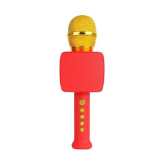 Microfon Fara Fir ZX-900 Rosu Karaoke HIFI Speaker Bluetooth , Functii Inregistrare SD USB