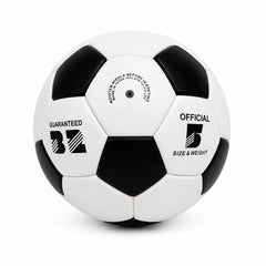 Minge de Fotbal Nr. 5 – Model Clasic Alb-Negru, Rezistentă, pentru Copii și Adulți