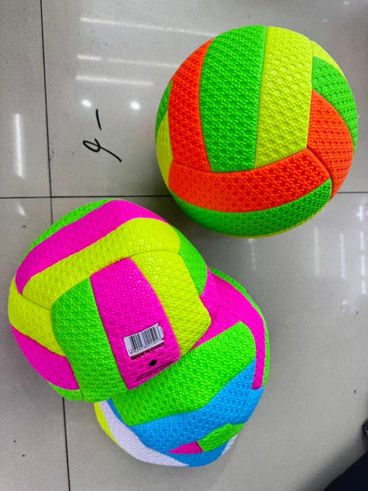 Minge de joc multicoloră din material textil, dimensiune mare