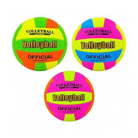 Minge de Volei – Culori Neon Diverse, Ușoară și Rezistentă pentru Plajă și Antrenament