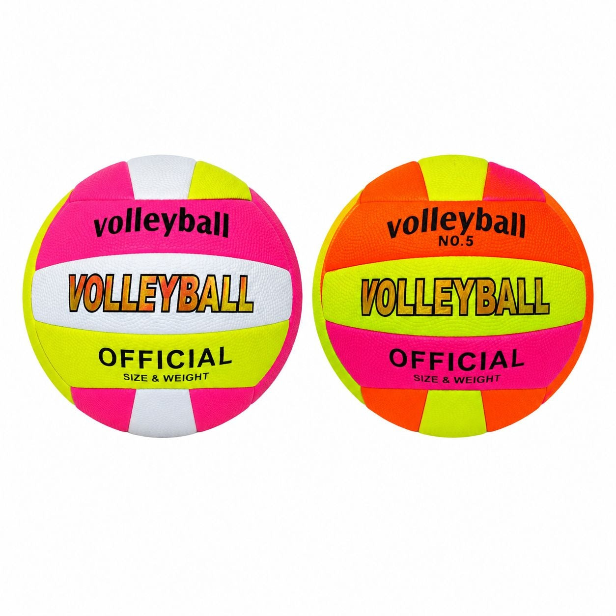 Minge de Volei Oficială – Culori Neon Diverse, Model Aleatoriu pentru Plajă și Sport