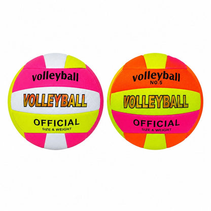 Minge de Volei Oficială – Culori Neon Diverse, Model Aleatoriu pentru Plajă și Sport