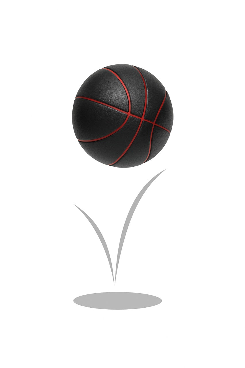 mingi Bouncy Ball tip baschet, anti-stres, saritura mare, culori mixte