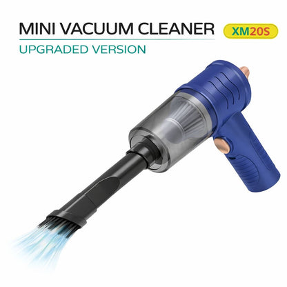 Mini aspirator portabil fara fir pentru birou si masina, model XM20S
