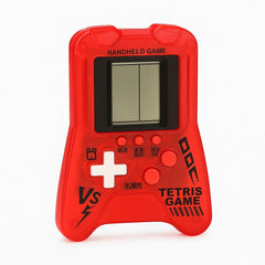 Mini Consola Jocuri Puzzle Rosie, Jocuri Clasice Tip Tetris, Portabila pentru Copii