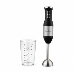 Mixer de mână 2 în 1 Saachi Plus, Plastic, Model HB-103, negru