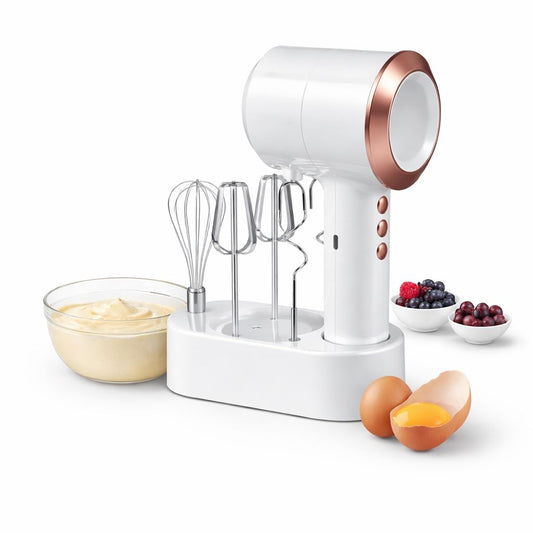 Mixer electric 3 in 1 cu suport si accesorii pentru mixare, batere si framantare