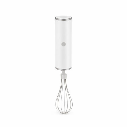 Mixer electric fără fir, portabil, din plastic Alb, ideal pentru bucătărie