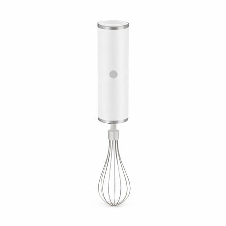 Mixer electric fără fir, portabil, din plastic Alb, ideal pentru bucătărie