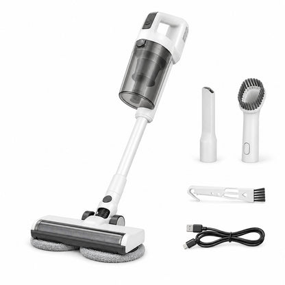 Mop electric 2 in 1 pentru geamuri si pardoseli, reincarcabil USB