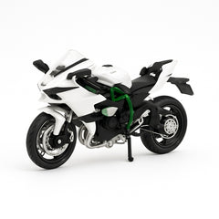 Motocicleta Metalica Die-Cast ZXY , Model Sport, 19x9 cm, cu Vitrina Transparenta