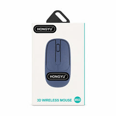 Mouse Wireless M60 Negru 2.4GHz – Mouse Optic Wireless Ergonomic cu Receptor USB pentru PC și Laptop