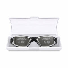 Ochelari de inot copii negri reglabili cu dopuri de urechi silicon anti-fog UV