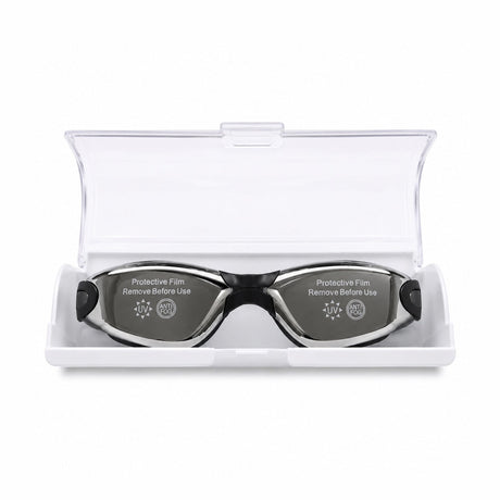 Ochelari de inot copii negri reglabili cu dopuri de urechi silicon anti-fog UV