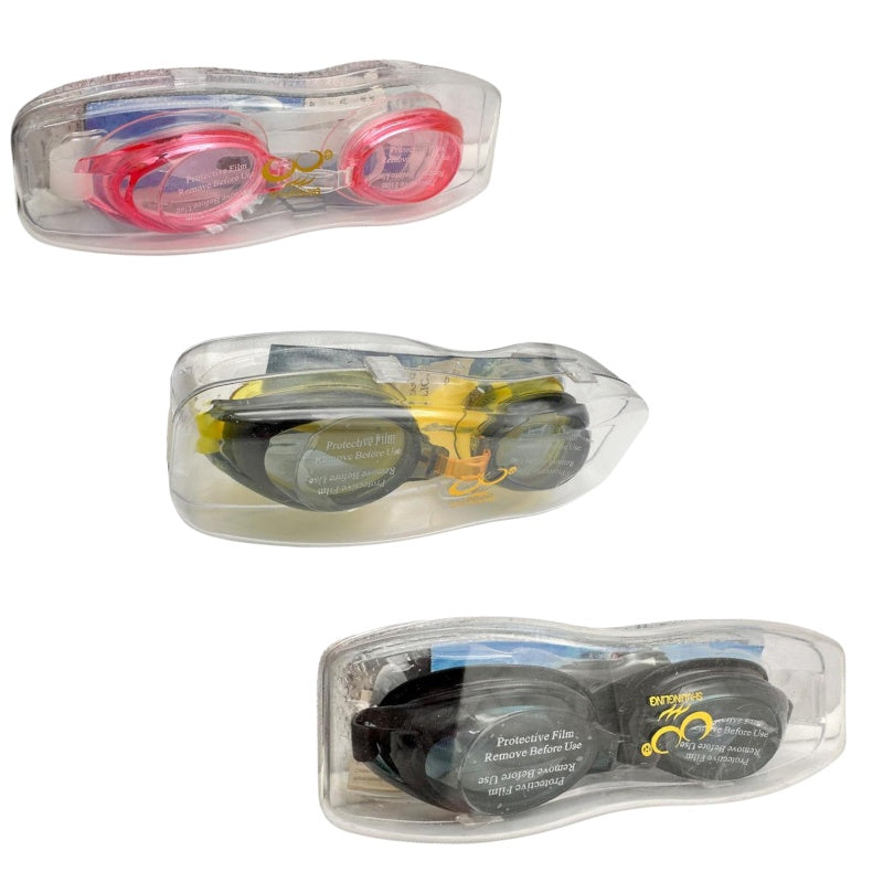 Ochelari de inot SHUI JING LING pentru adulti si copii 14.5x4cm , multiple culori, anti-aburire, protectie UV,