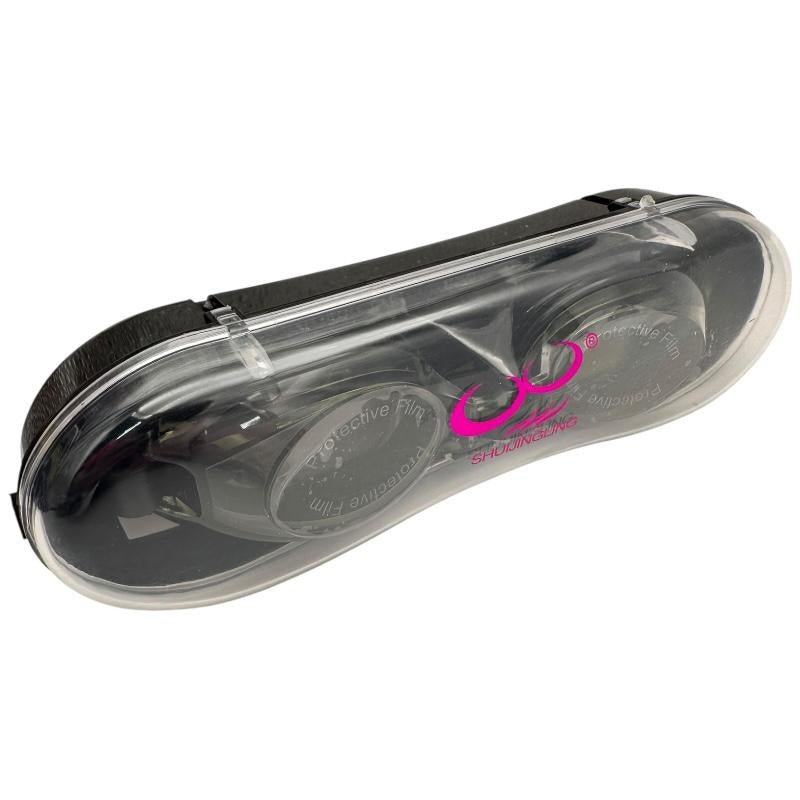 Ochelari de inot SHUIJINGLING cu protectie UV si anti-aburire 14.5x4cm, pentru adulti si copii , ambalaj premium,