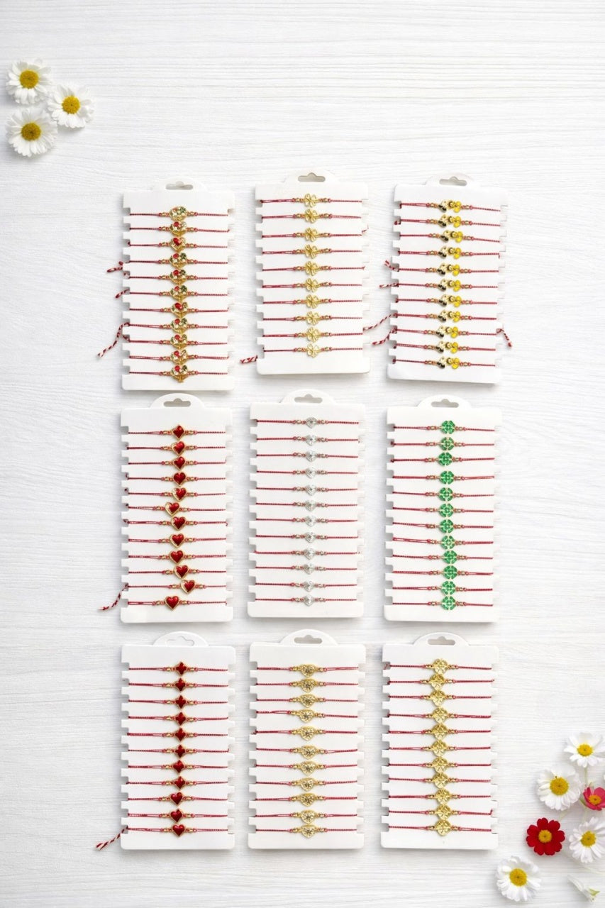 Oferta 9 Seturi a cate 12 Bratari Martisor reglabile, diverse modele, Cadou 1 Martie