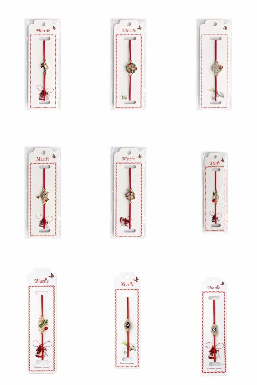 Oferta 9 Seturi a cate 24 Bratari Martisor reglabile, diverse modele, Cadou 1 Martie