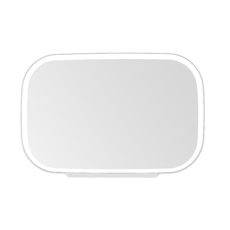 Oglinda cosmetica auto LED pentru parasolar, touch, 3 moduri lumina, reincarcabila USB