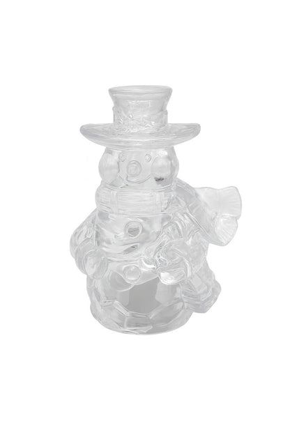 Om de zapada decorativ transparent cu lumini LED , baterii incluse, 9.5x5cm