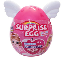 Ou surpriză cu păpușă, animăluț și accesorii, din plastic, culori vibrante, dimensiune 23x30x14 cm
