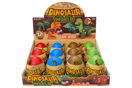 Ou surpriza Dinosaur World cu figurina dinozaur pentru copii