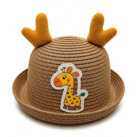 Palarie de Vara Maro pentru Copii cu Girafa, Protectie UV si Design Adorabil