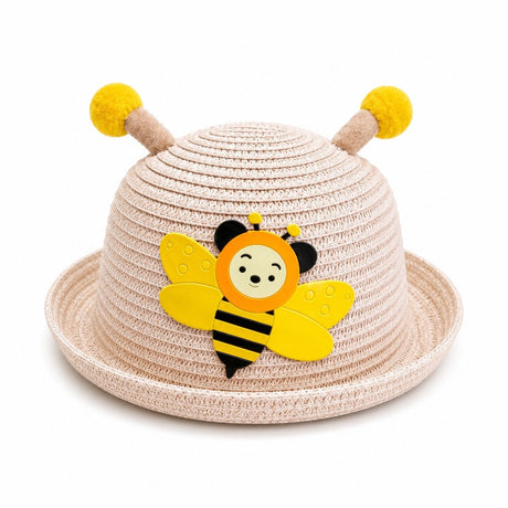 Palarie de Vara pentru Copii cu Albina, Usoara si Confortabila, Design Adorabil