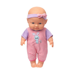 Păpușă Bebelus , Material Textil și Plastic, 22.5 cm, Îmbrăcăminte Detașabilă