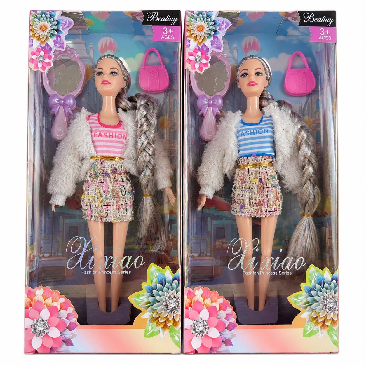 Păpușă Fashion pentru Fetițe 3+ cu Accesorii – Model Aleatoriu, Păr Lung și Ținută Elegantă