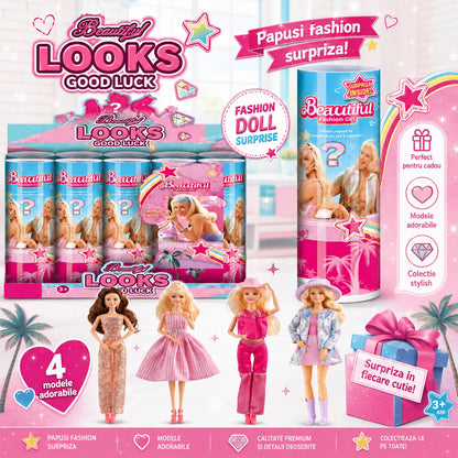 Papusa Fashion Surpriza in Cutie, 4 Modele Adorabile, 3+ Ani