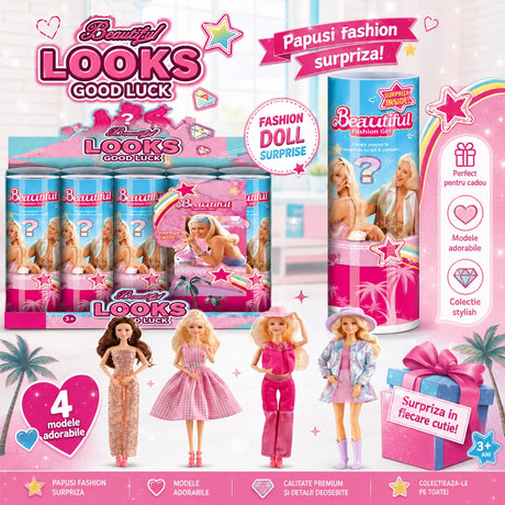 Papusa Fashion Surpriza in Cutie, 4 Modele Adorabile, 3+ Ani