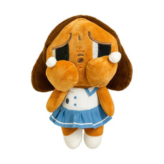 Papusa Plus Tristuta cu Rochita Albastra 20 cm , Jucarie Emo Cute