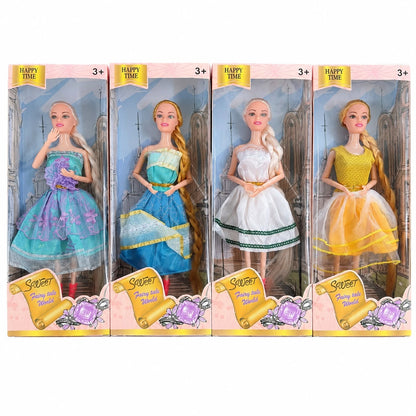 Păpușă Prințesă de Poveste pentru Fetițe 3+ – Model Aleatoriu, Rochie Elegantă