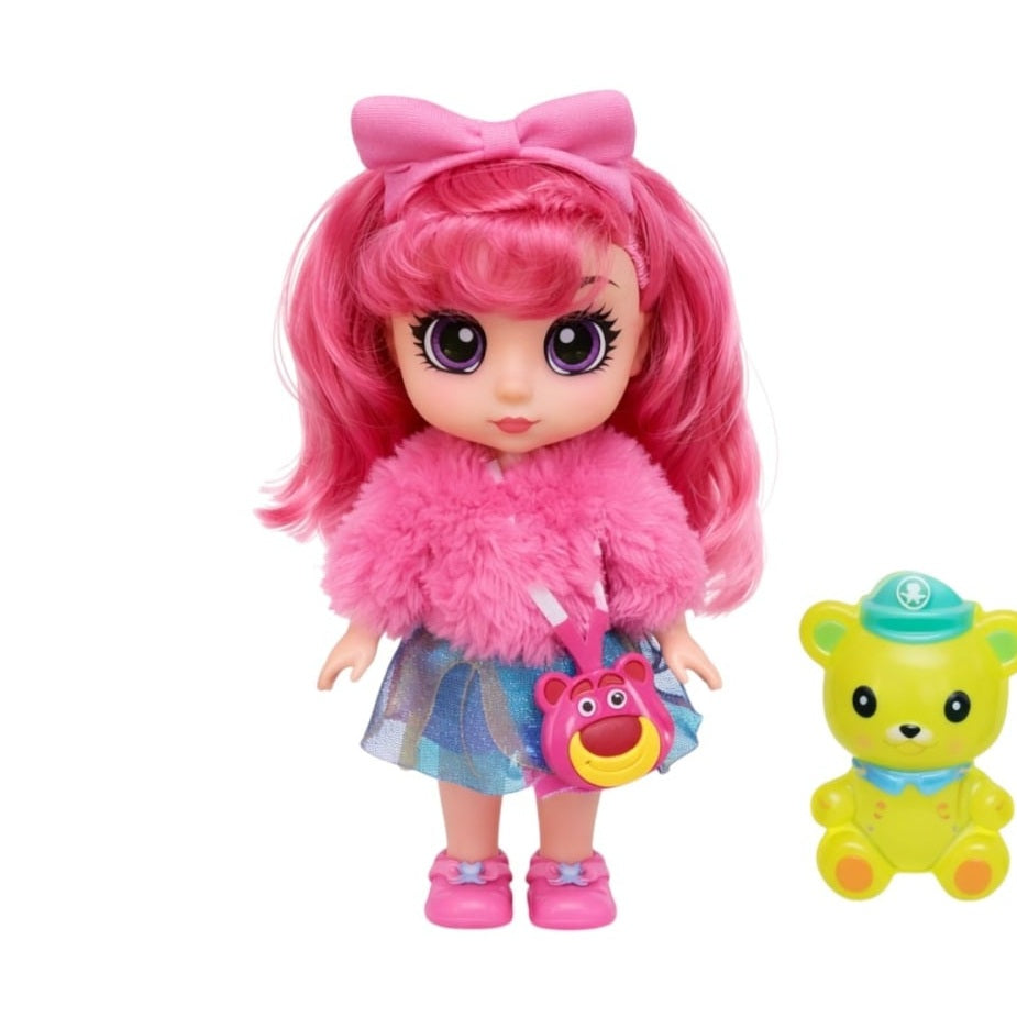 Păpușă Sirenă cu Accesorii, Multicolor, Plastic, Articulații Flexibile, 23 cm