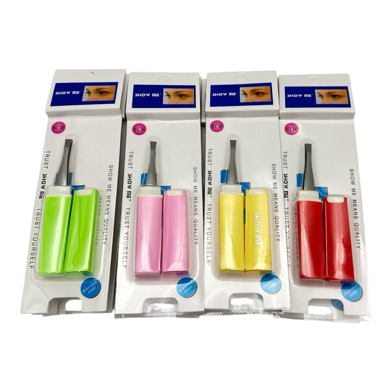 Penseta cu Teaca Inox Show Me, 4 Culori, Calitate Superioara , Precizie si Design Elegant,