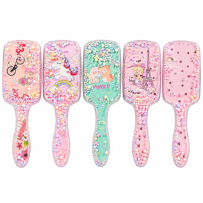Perie de Păr colorata, 15cm, Diverse Modele – Descurcare Ușoară
