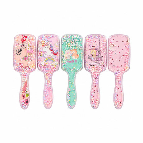 Perie de Păr colorata, 15cm, Diverse Modele – Descurcare Ușoară