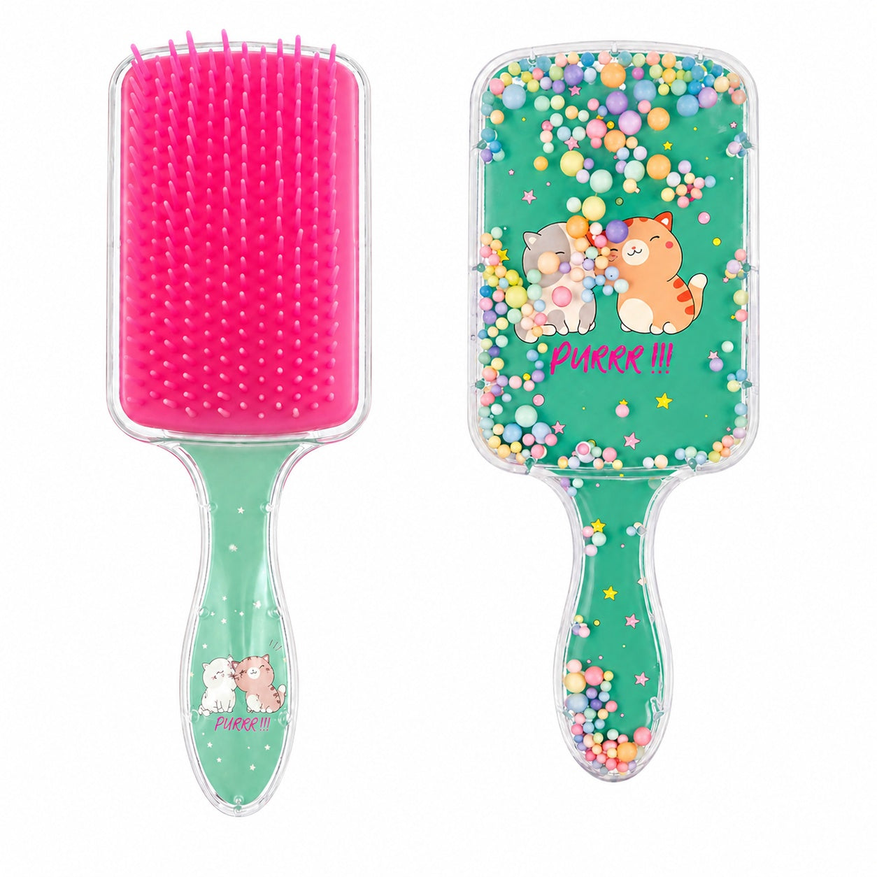 Perie de Păr colorata, 15cm, Diverse Modele – Descurcare Ușoară