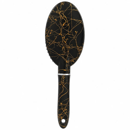 Perie de Păr cu Design Elegant Auriu – Descurcare Delicată și Păr Mătăsos
